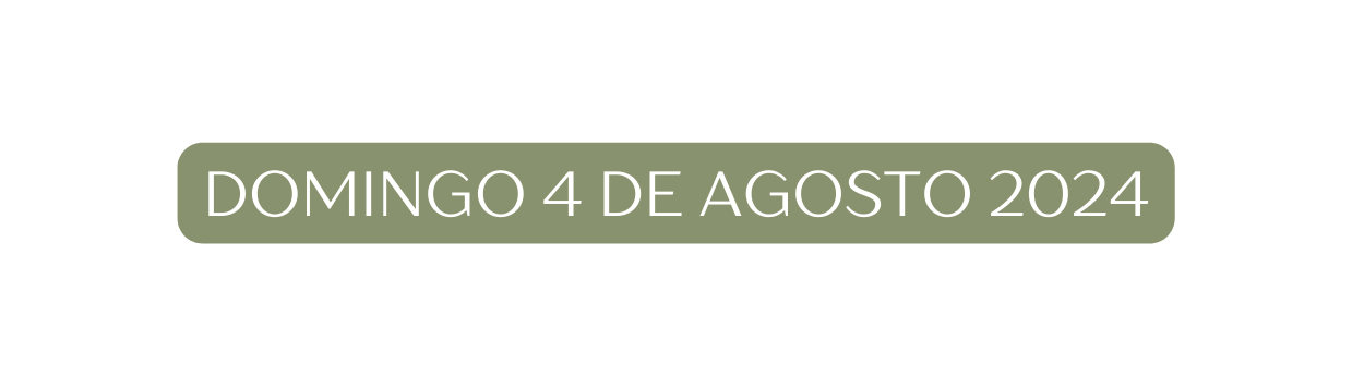 DOMINGO 4 DE AGOSTO 2024